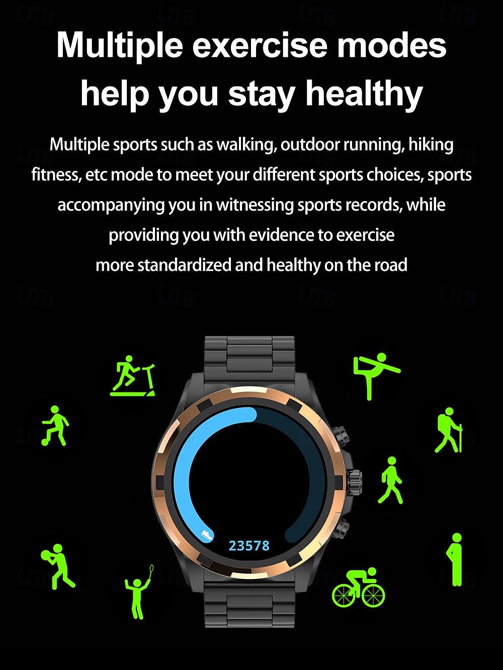 696 HK98 Smartwatch Fitness Tracker EKG PPG Bluetooth-Anruf Erinnerung Android iOS IP67 48mm 1.43" 2025 - $63.99 –P11
