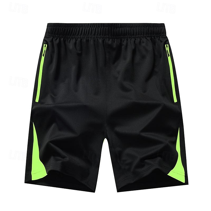 Herr Svett shorts Shorts Casual shorts Lappverk Snörning Elastisk midja Färgblock Komfort Andningsfunktion Kort Utomhussport Dagligen Löpning Elegant Ledigt Svart / röd Svart Microelastisk 2025 - $13.99 –P1