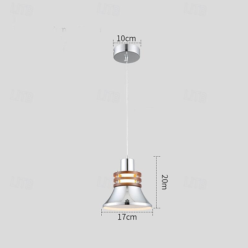 LED Pendant Light Warm White 16/17cm 1-Light Industrial Metal Adjustable Ceiling Hanging Light Electroplated Modern Living Room Bedroom 110-240V 2026 - $249.99 –P6