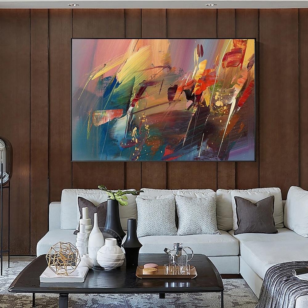 Handmade Oil Painting Canvas Wall Art Decoration Modern Abstract for ...