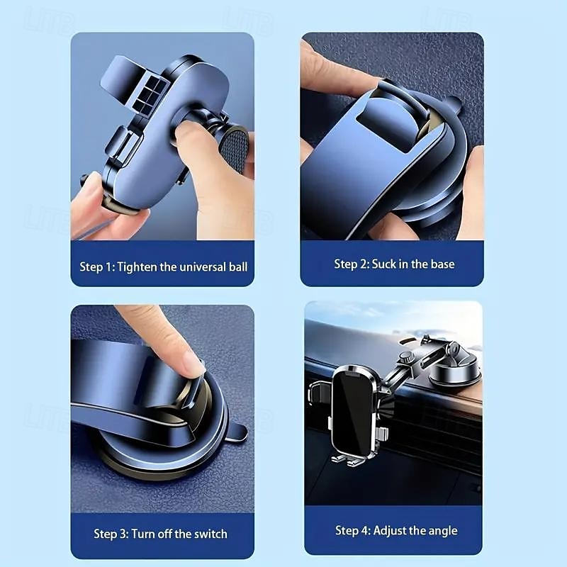 Suction Cup Type Car Phone Stand Car Navigation Stand Instrument Panel Windshield Multi-functional Stand 2025 - $15.99 –P8