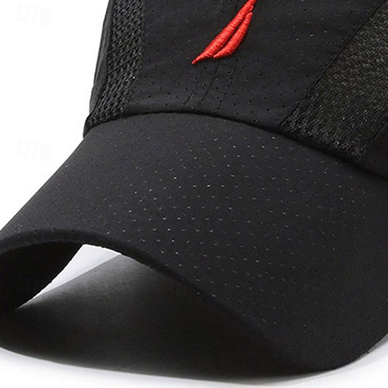 Men's Baseball Cap Sun Hat Trucker Hat Black Navy Blue Polyester Embroidery Fashion Casual Street Daily Letter Adjustable Sunscreen Breathable 2025 - $4.99 –P10
