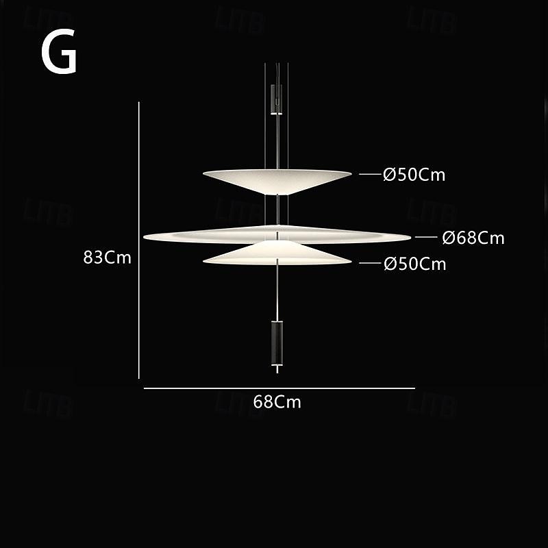 lampada a sospensione a led lampada a sospensione lampada in vetro acrilico metallo moderno lampadario a sospensione lampadari a soffitto camera da letto 85-265v del 2025 a €232.88 –P7