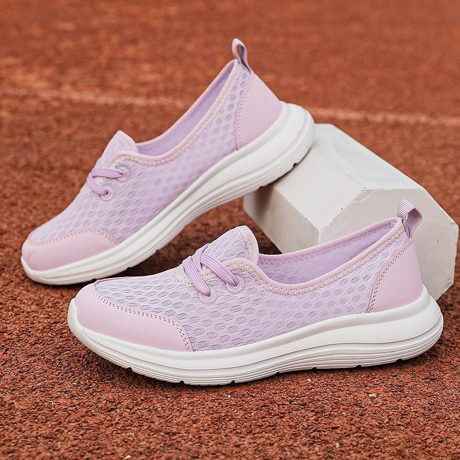 Leichte, atmungsaktive Wanderschuhe für Damen – Slip-On-Mesh-Sneaker zum Laufen und für die Freizeit 2025 - $26.99 –P13