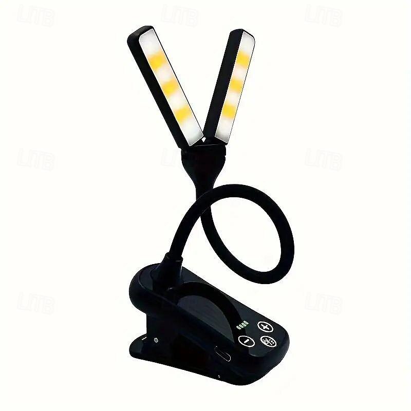 1ks dobíjecí světlo na čtení, nastavitelné LED světlo, malá připínací lampa na čtení na stole, perfektní dárek na noční čtení 2025 - $20.99 –P5