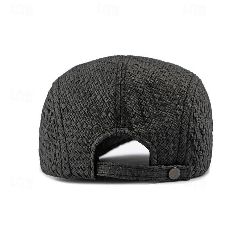 Men's Flat Cap Ascot Hat Newsboy Hat Camel Brown Polyester Fashion Casual Street Daily Plain Adjustable Sunscreen Breathable 2026 - $13.49 –P12