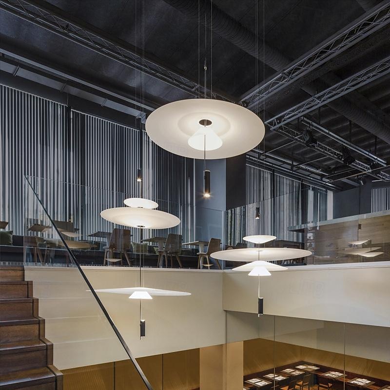 lampada a sospensione a led lampada a sospensione lampada in vetro acrilico metallo moderno lampadario a sospensione lampadari a soffitto camera da letto 85-265v del 2025 a €232.88 –P14