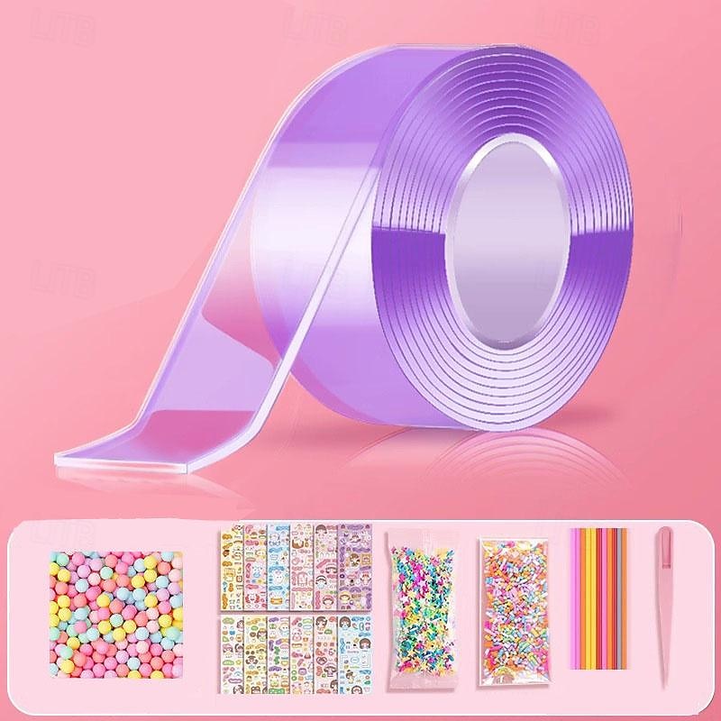 نانو لاصق الضغط تهب فقاعة الضغط لاصق الأرز لزجة لاصق على الوجهين مجموعة شريط نانو DIY 2025 - $31.99 –P8
