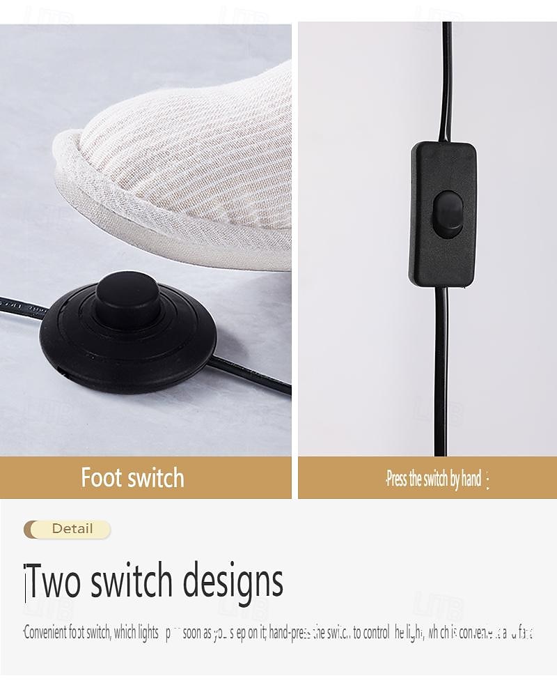 Stojací lampa Moderní soudobé / Nordický styl Pro studovna či kancelář / Vevnitř Kov 220 v / 110 v Bílá 2025 - $265.49 –P14