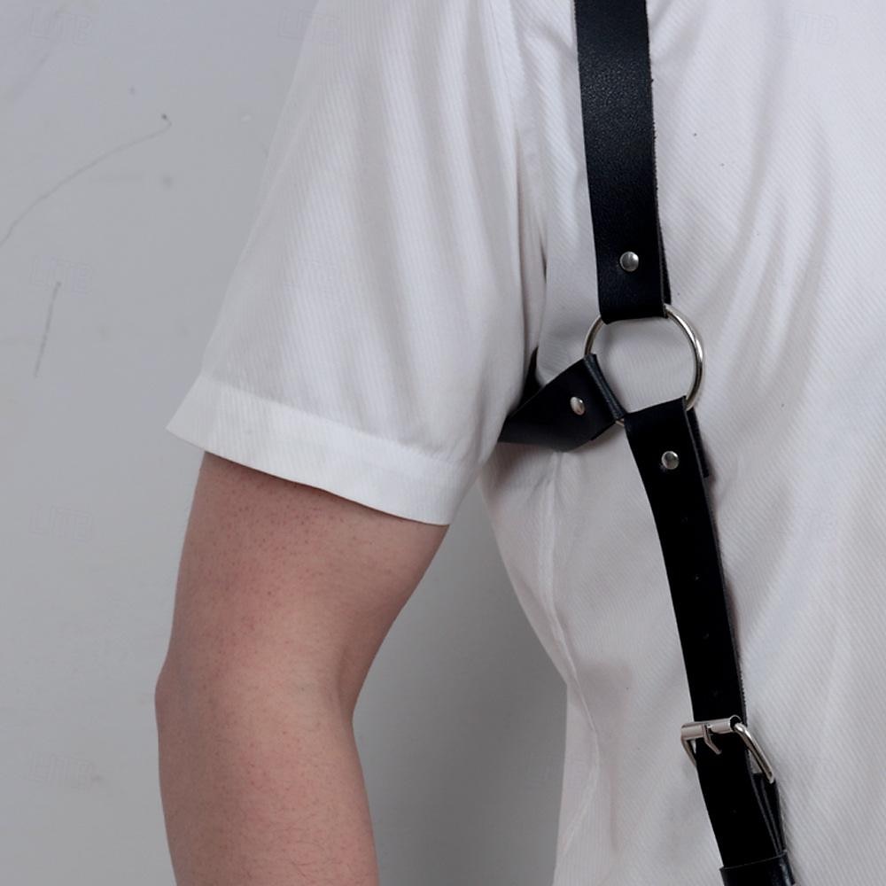 Retro Vintage Medieval Renaissance Armor Chest Harness Viking Fancy Dress Men's Halloween Carnival Masquerade Party Renaissance Fair LARP Adults Suspenders 2026 - $17.49 –P9