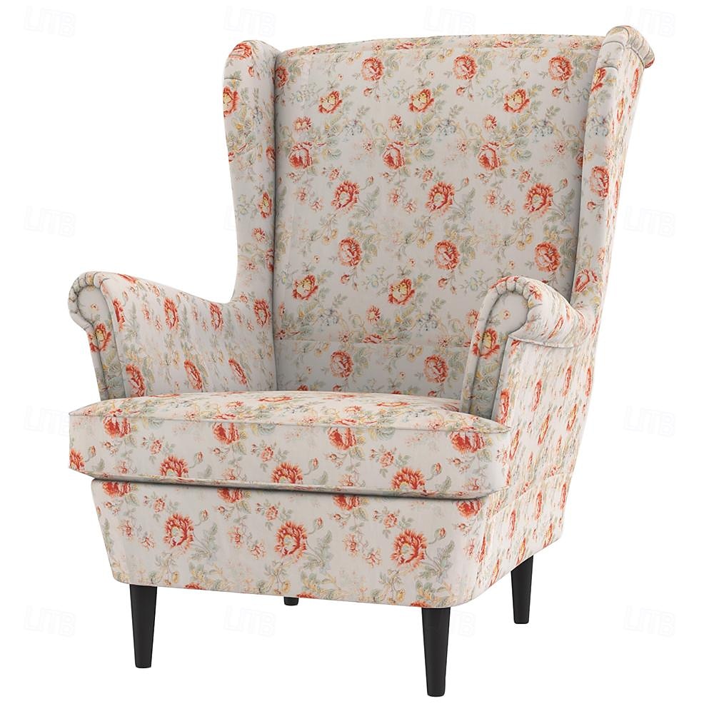 Wingback Chair Cover 100% Cotton with Armrest Cover Floral Quilted Slipcovers Single Seat STANDcover LITB PRIME cover 2026 - $163.99 –P6
