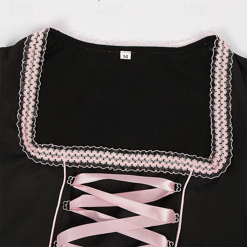 Oktoberfest Vestidos Roupa Dirndl Bávaro Empregada Alemão Munique prados Mulheres Pano de Estilo Tradicional Sem Blusa de 2026 por $66.99 –P9