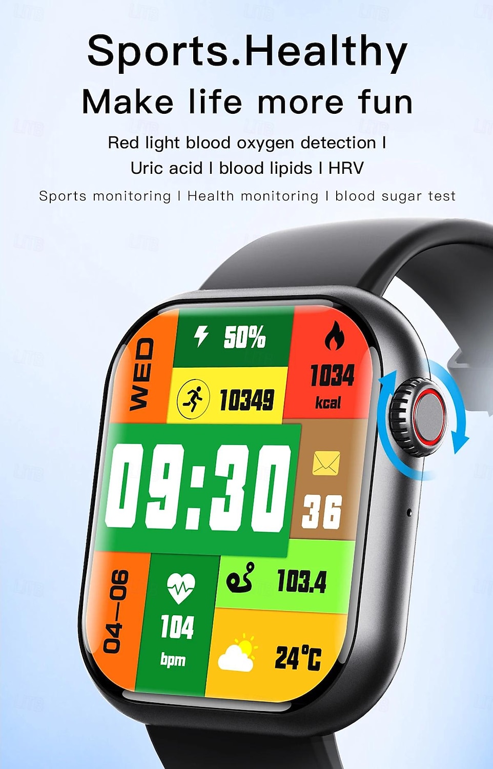 f108 smartwatch hartslag bluetooth oproepinformatie push-step count sporthorloge slimme armband 2025 - $57.99 –P1