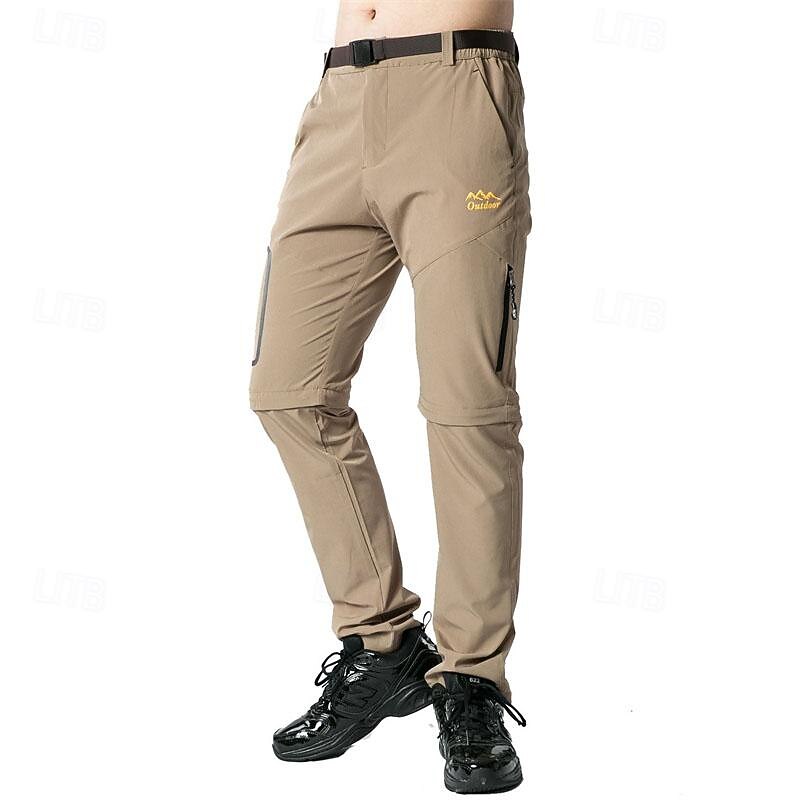 Voor heren Cargohosen Wandelbroek Tactische broek Militair Buiten Normale pasvorm waterdicht Ademend Sneldrogend Broeken / Regenbroek / Overbroek Afneembaar ontwerp Zwart Leger Groen Jagen Klimmen 2025 - $38.99 –P7