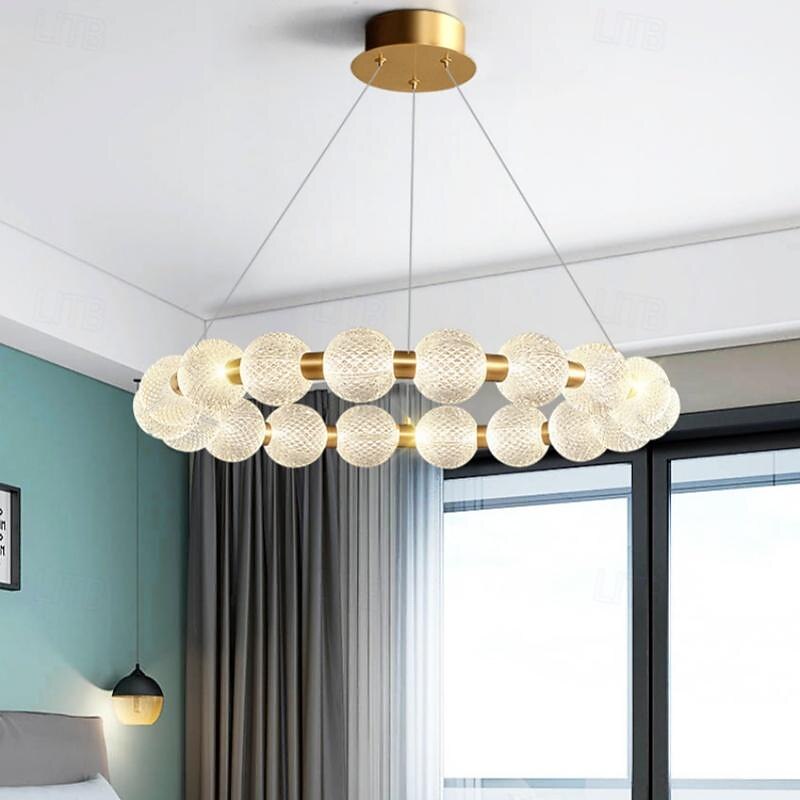 60 cm Single Design Pendant Light Metal Acrylic Electroplated Modern Nordic Style 110-120V 220-240V 2026 - $749.99 –P5
