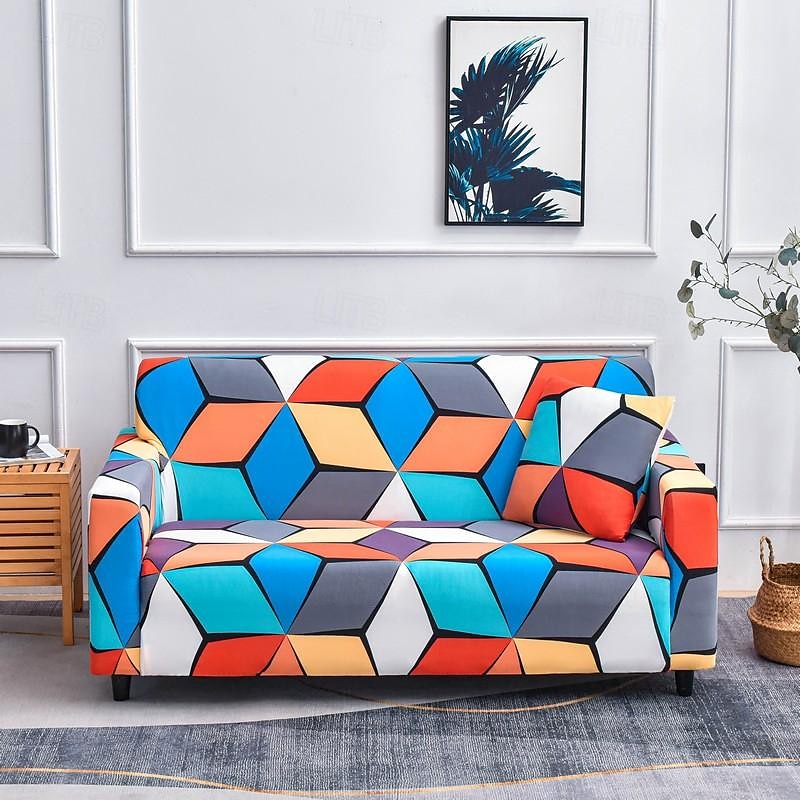 Copridivano elastico fodera per divano serie floreale geometrica modello stampato protezione per mobili a forma di L per camera da letto ufficio soggiorno decorazioni per la casa del 2025 a $20.99 –P8