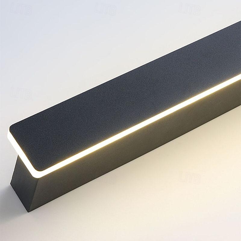 2025年 LED ウォールライト 温白色 棚 壁取り付け照明器具 長方形 屋内ディスプレイ棚 ウォールライト エレガント フロストアクリル 防錆 85-265V コレクション – $41.99 –P5