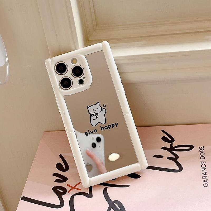 هاتف غطاء من أجل iPhone 16 15 14 Pro Max Plus iPhone 15 14 Pro Max iPhone 13 12 11 Pro Max غطاء خلفي مسند الدراجة ضد الصدمات كارتون قطة كلب TPU الكمبيوتر الشخصي 2025 - $13.99 –P12