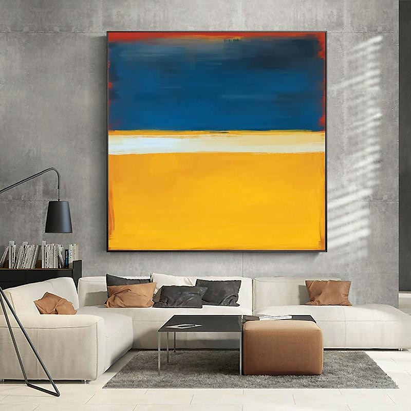 Famous Mark Rothko Colorful Abstract Artwork Hand-painted Canvas Painting Modern Wall Art For Gallery Living Room Home Decoration Stretched Frame Ready to Hang or Unframed 2025 - $141.99 –P14