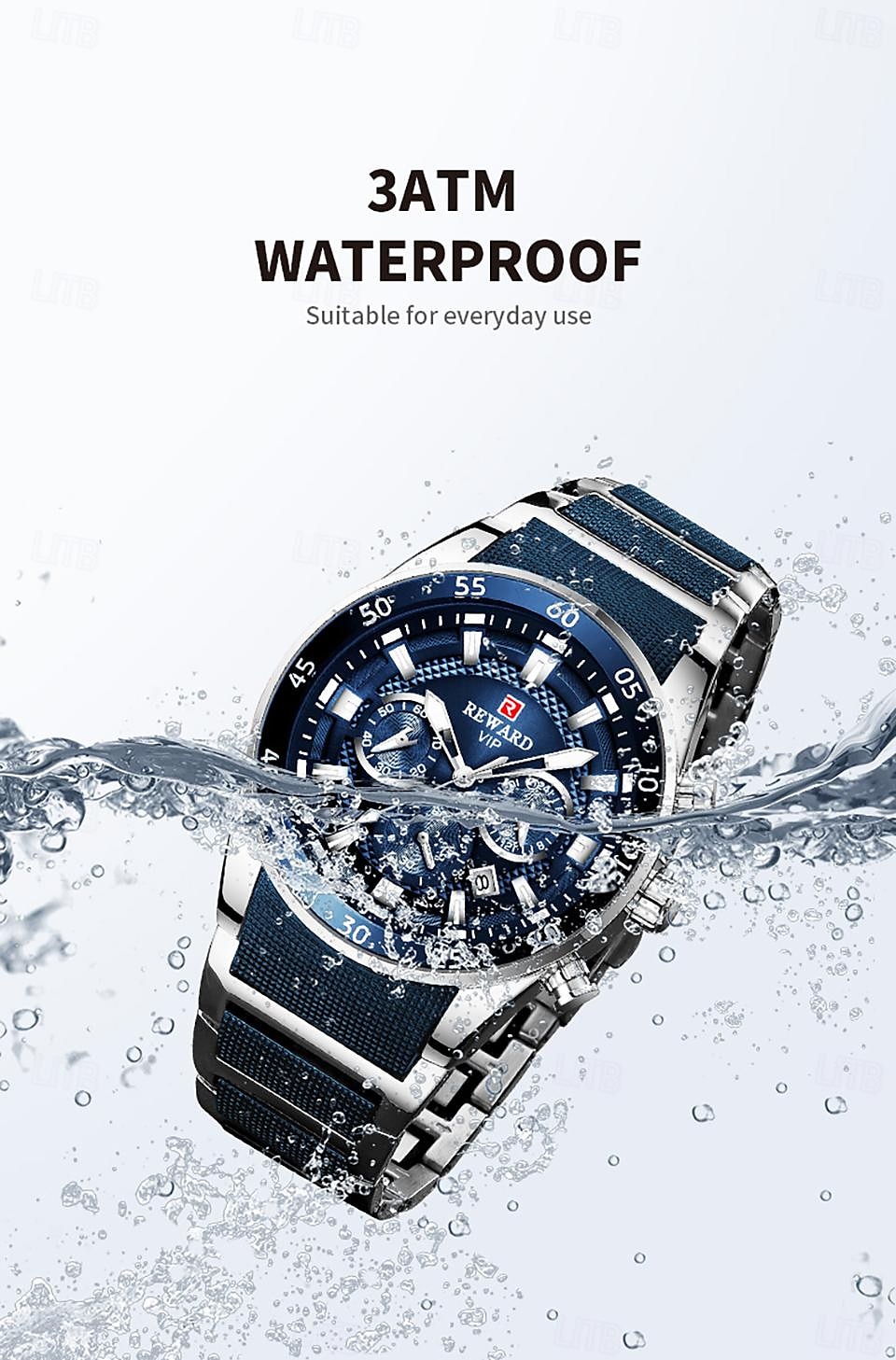Men Quartz Watch Outdoor Sports Fashion Casual Luminous Calendar Chronograph Waterproof Steel Silicone Gel Watch 2026 - $67.99 –P6