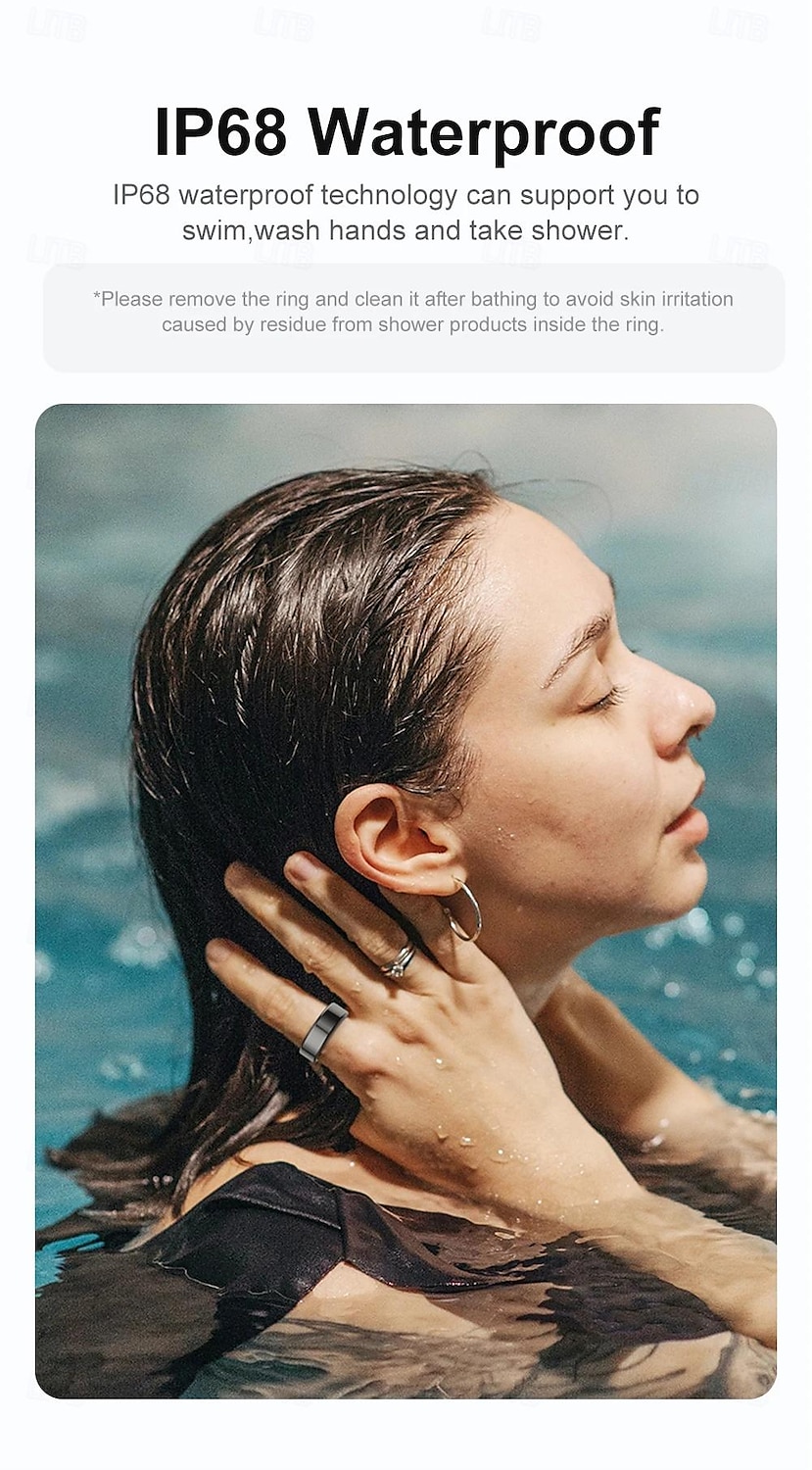 NEW R02 Smart Ring Multifunctional Step Health Tracker Heart Rate Blood Oxygen Monitor Waterproof Men Women Sleep Fitness Valentine's Day Gift 2026 - $41.99 –P8