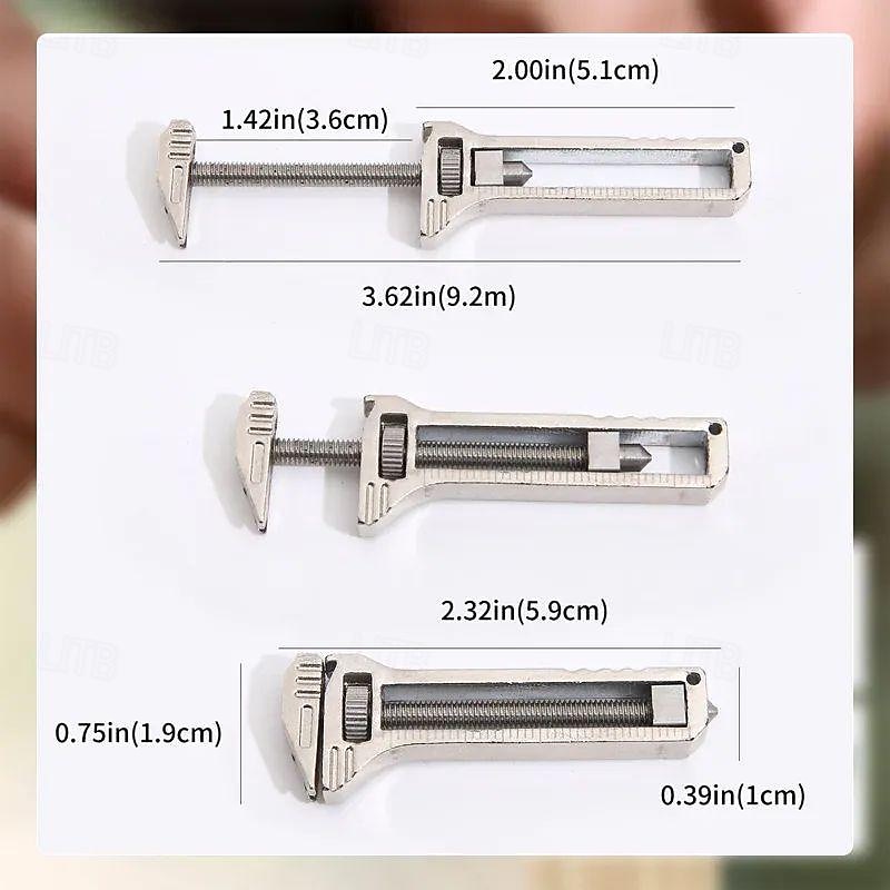 mini cheie multifuncțională - unealtă multifuncțională compactă din titan, tispanner o unealtă multifuncțională compactă din titan întotdeauna la îndemână, mini unealtă multifuncțională din aliaj 2025 - $11.99 –P1