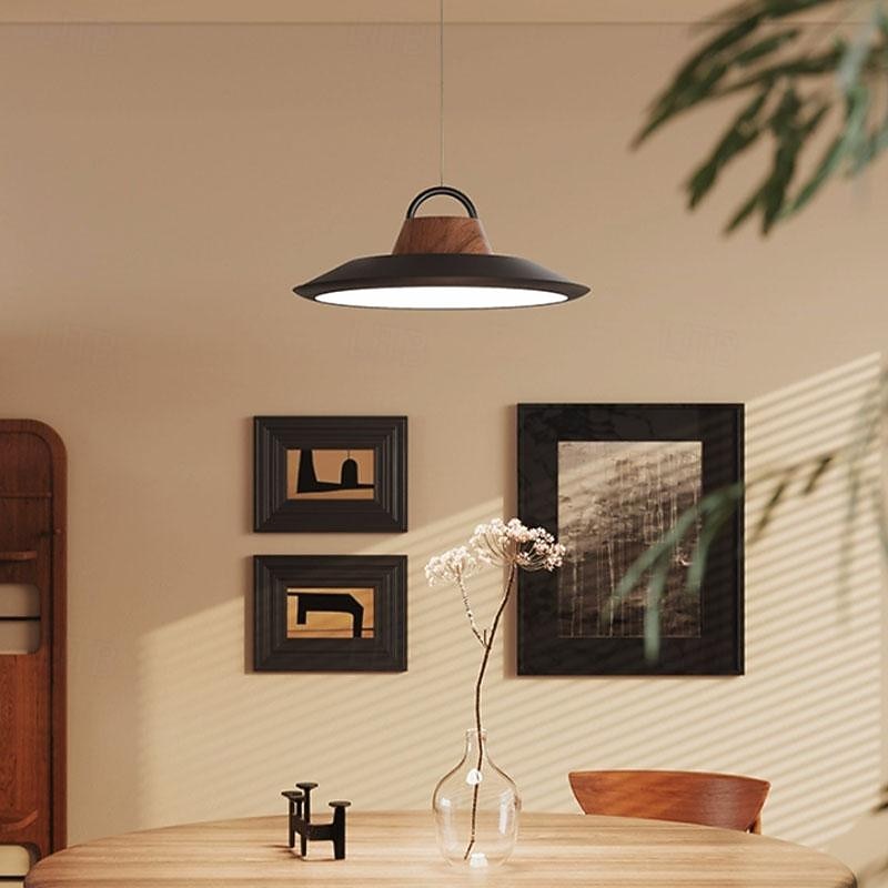 LED Pendant Light 3-Color Light 40cm 1-Light Vintage Industrial Metal Contemporary Modern Style CE Certified Dining Room Bedroom 110-240V 2026 - $399.99 –P8