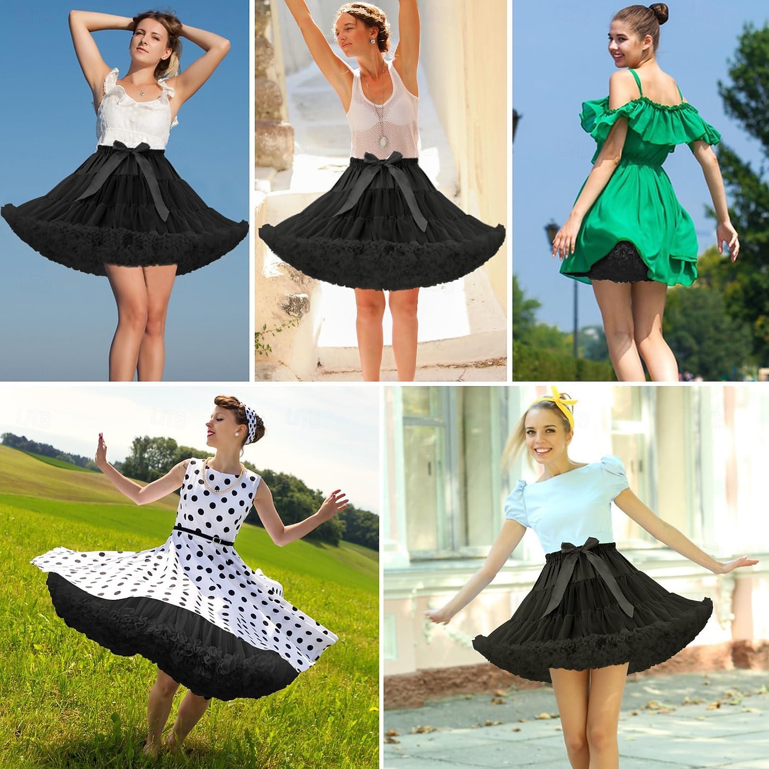 Spodnička Sukénka Pod sukní Balet Klasická Lolita Cosplay Lolita Dospělé Dámské Dívčí předvečer Všech svatých Karneval Párty Výkon Denní nošení Oblékněte se 2026 - $40.99 –P9