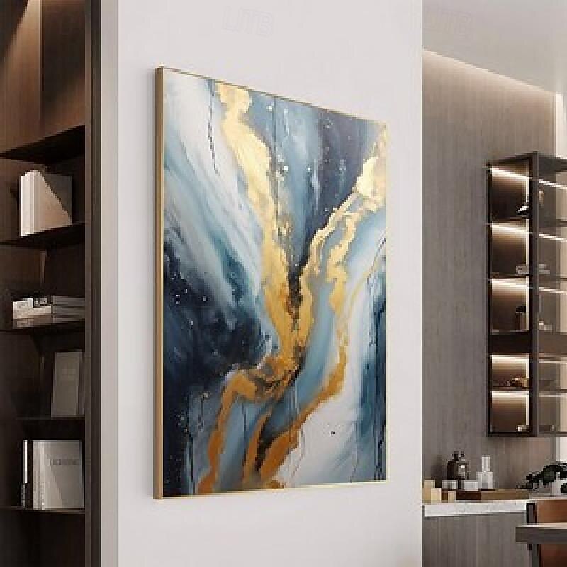 handgemachtes abstraktes minimalistisches Texturfolie-Gold-Ölgemälde auf Leinwand, große Wandkunst, individuelles Folien-Goldgemälde, Goldfoliengemälde, Goldgemälde, Wanddekoration für Wohnzimmer 2025 - $125.99 –P4