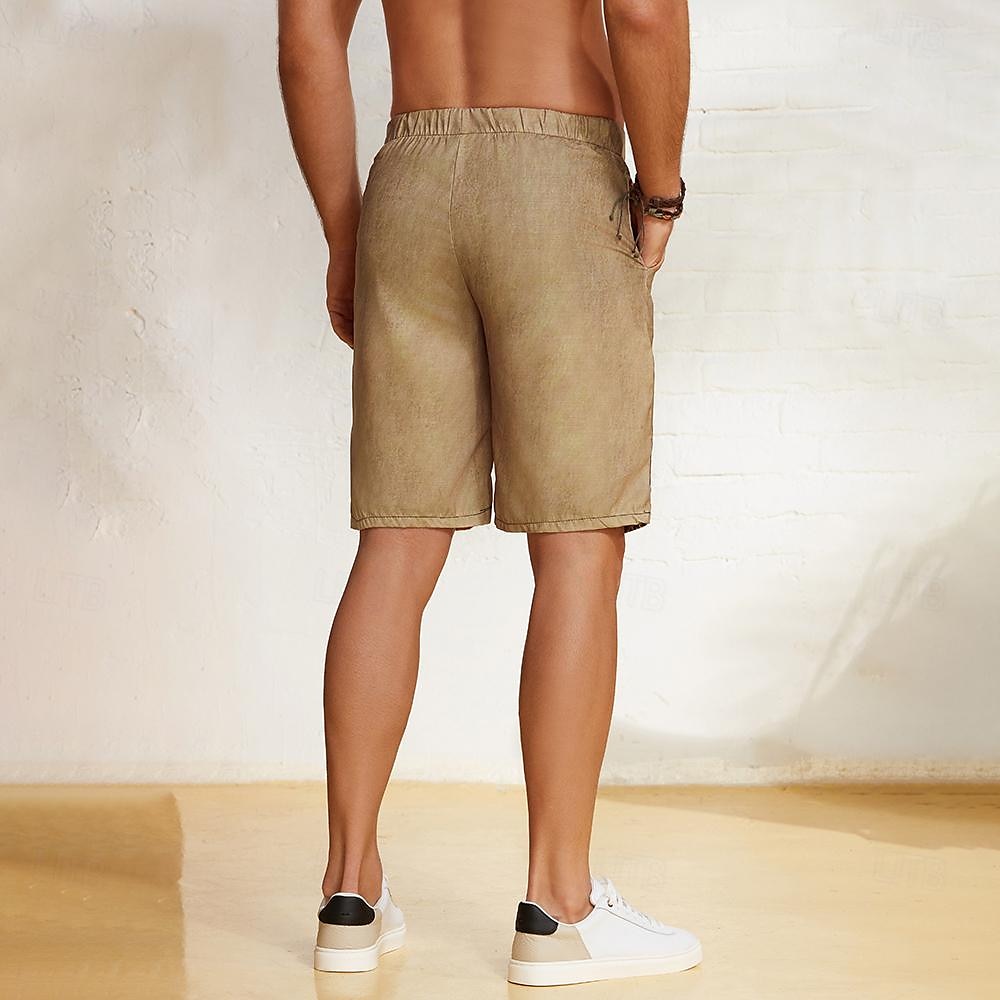 shorts masculinos shorts de verão shorts de praia com cordão cintura elástica mapa africano impressão estilo étnico respirável macio curto casual diário férias roupas de grife de 2025 por $19.99 –P6