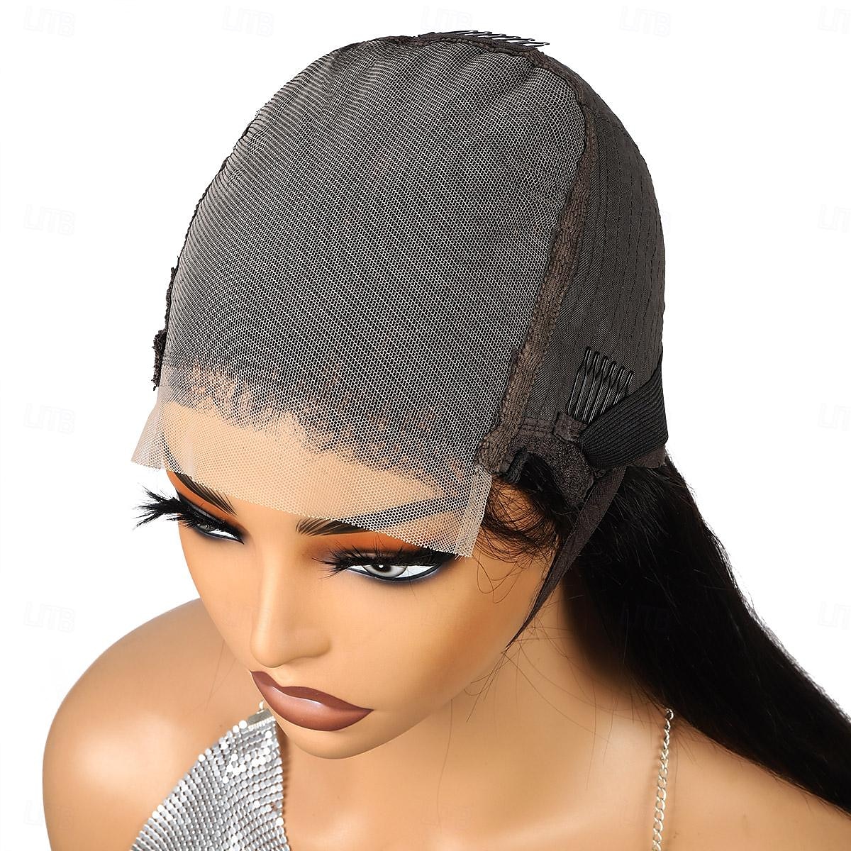 Parrucca in pizzo trasparente 6x6, parrucca in pizzo di capelli umani di colore naturale, onda profonda, densità 180% per donne nere del 2025 a $218.99 –P6