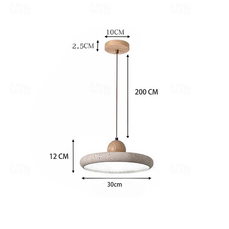 1-Light 30 cm Single Design Pendant Light Stone Painted Finishes Modern Nordic Style 110-240V 2025 - $249.99 –P10