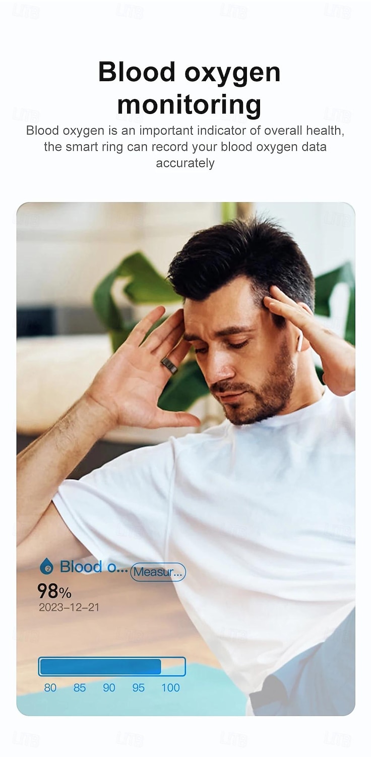 NEW R02 Smart Ring Multifunctional Step Health Tracker Heart Rate Blood Oxygen Monitor Waterproof Men Women Sleep Fitness Valentine's Day Gift 2026 - $41.99 –P4