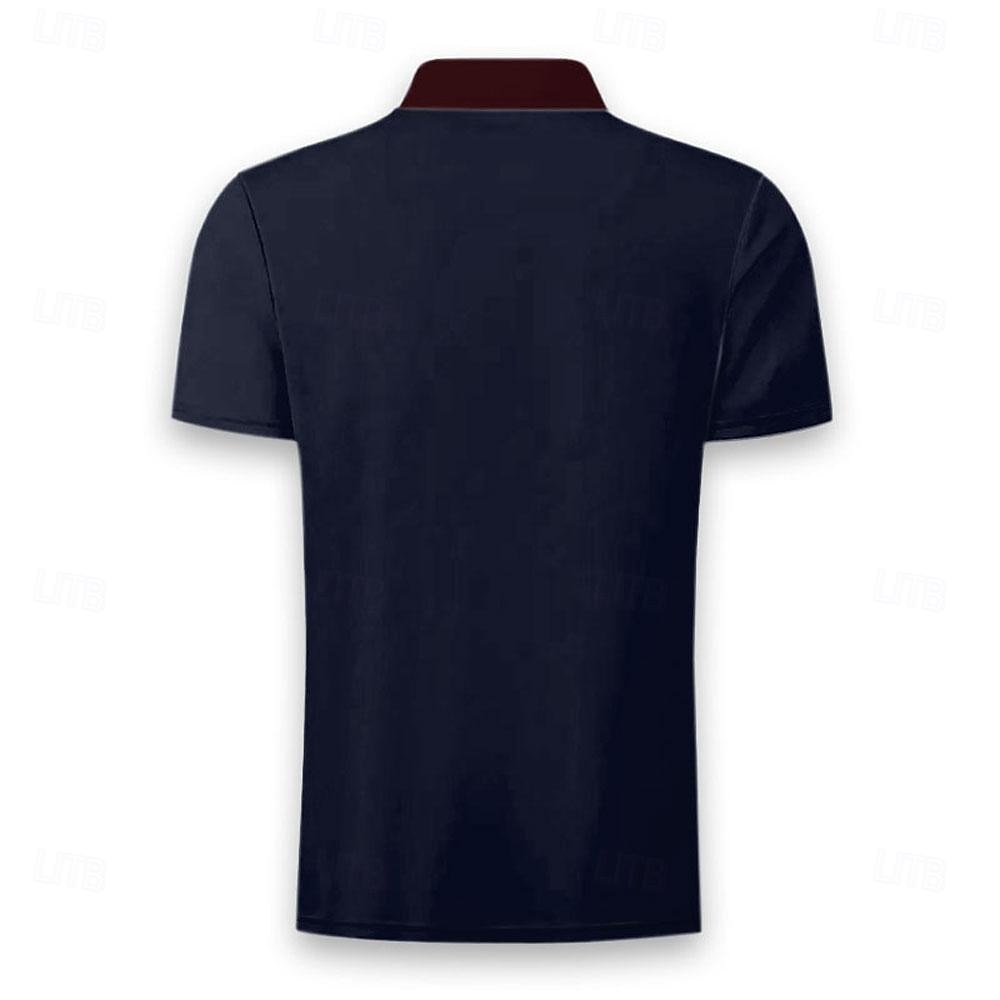 Per uomo Tribale Polo Maglia da golf Manica Corta Magliette polo Camicie con Colletto Abbigliamento da vacanza Abiti da festa Bottoni Stampa 3D Estate Primavera Blu Verde del 2025 a $22.99 –P4