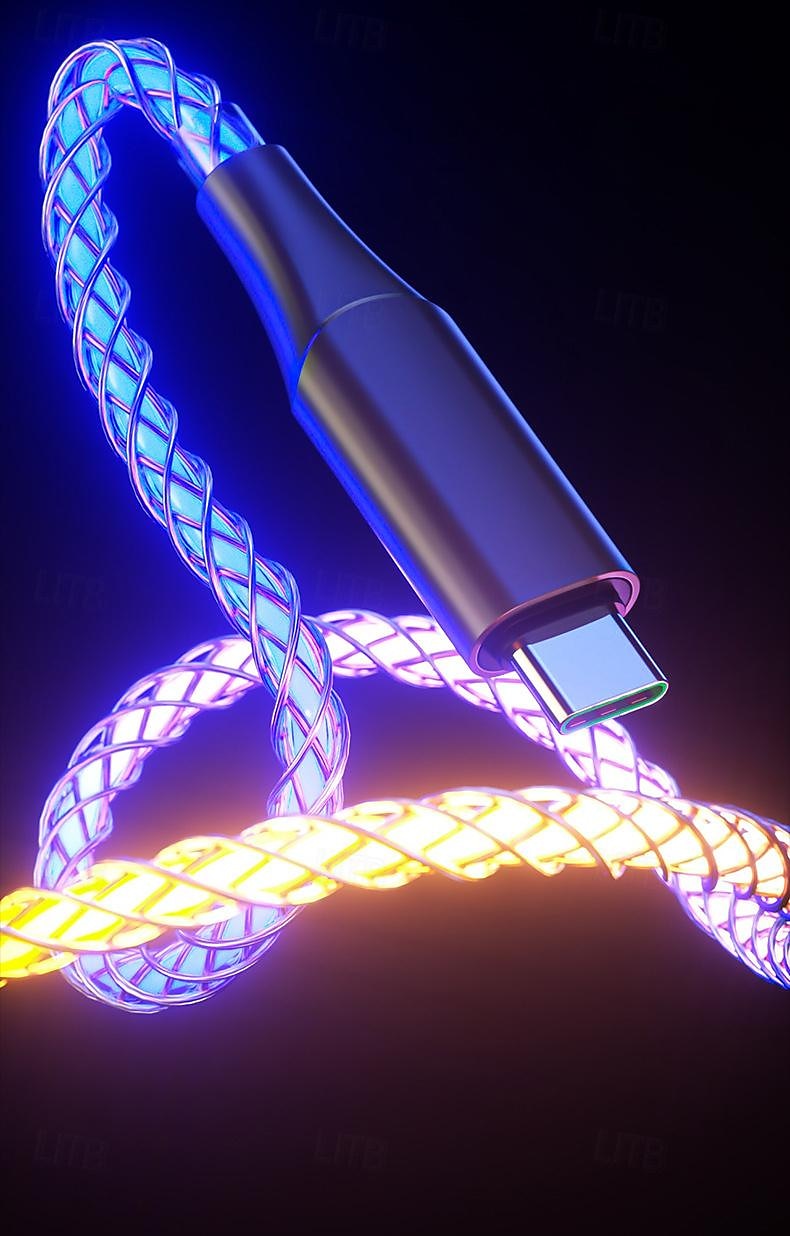 Καλώδιο πολλαπλής φόρτισης 66W 3,9 πόδια USB A σε USB C USB C σε USB C 2.1 A Καλώδιο φόρτισης Γρήγορη φόρτιση Υψηλή μεταφορά δεδομένων Νάιλον πλεγμένο 3 σε 1 Απαλό Για iPad Samsung Xiaomi 2025 - $12.99 –P6