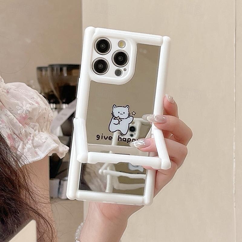 هاتف غطاء من أجل iPhone 16 15 14 Pro Max Plus iPhone 15 14 Pro Max iPhone 13 12 11 Pro Max غطاء خلفي مسند الدراجة ضد الصدمات كارتون قطة كلب TPU الكمبيوتر الشخصي 2025 - $13.99 –P5