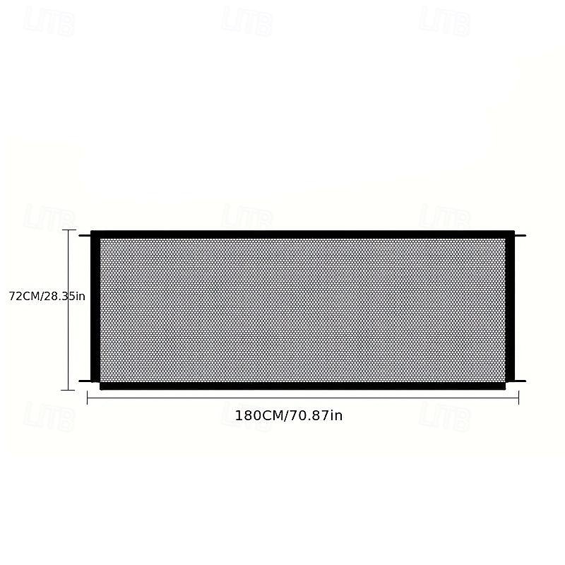 Dog Gates Indoor Pet Isolation Net Folding Safety Door Guard, Pet Isolation Net, Dog Barriers, Magic Gate for Dogs, Safety Fence for Hall Doorway, Pet Isolation Net Indoor Outdoor 2025 - $13.99 –P4