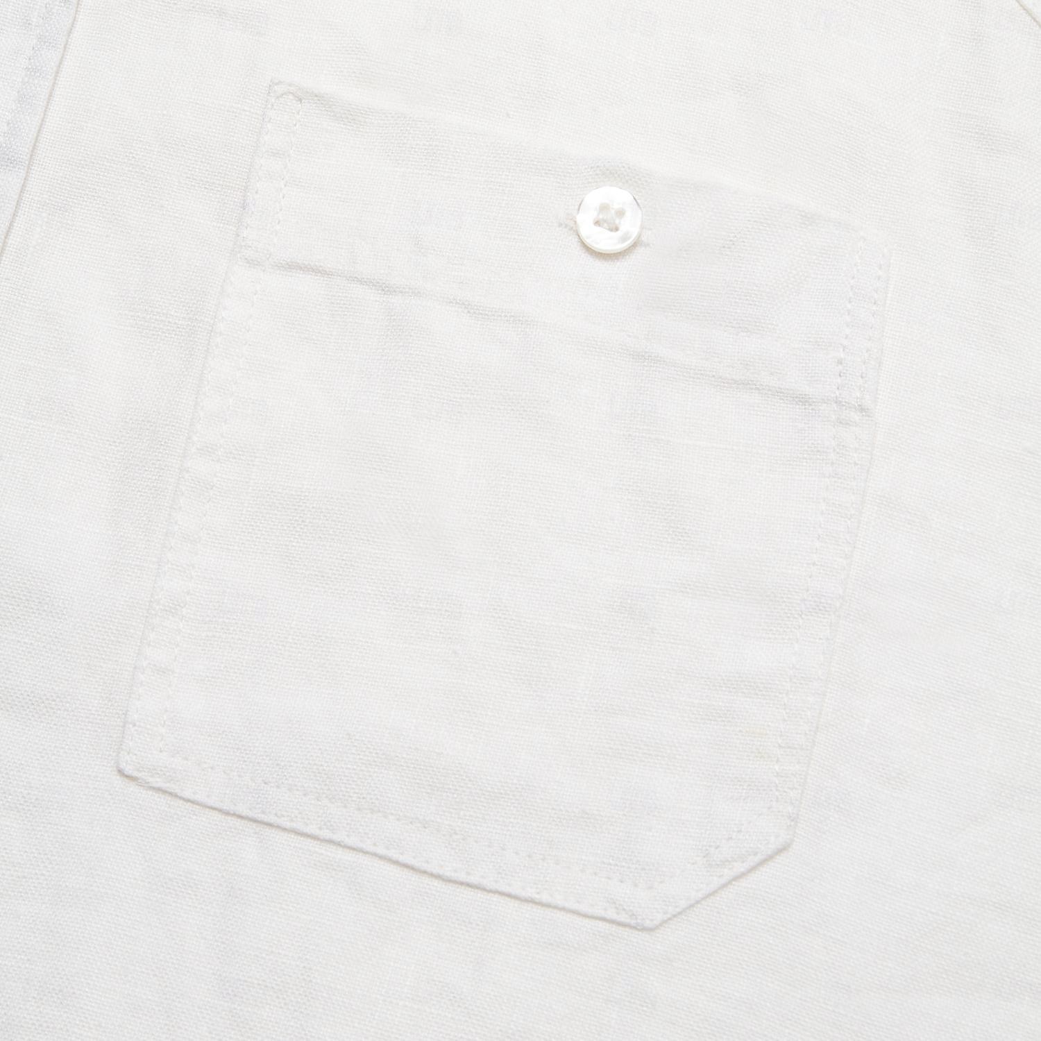 100% Lino Per uomo Camicia Camicia di lino Camicia da Spiaggia Camicia con Bottoni Bianco Manica Lunga Semplice Bavero Primavera & Autunno Vacanza Quotidiano Abbigliamento del 2025 a $28.99 –P4