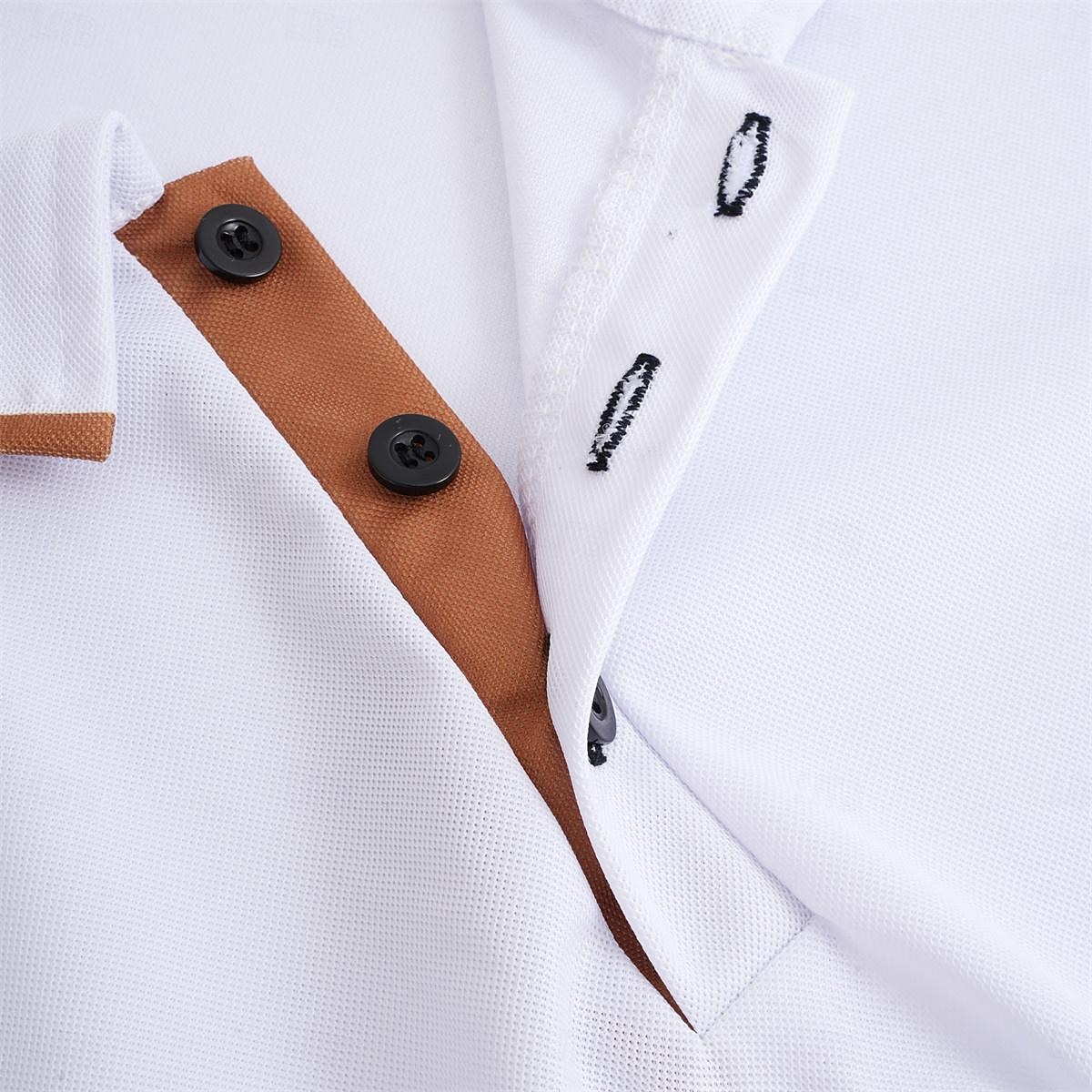 Miesten Poolopaidat Button Up Polos Kausaliteetti Urheilu Kauluskäänne Lyhythihainen Muoti Perus Väripalikka Tilkkutäkki Kesä Normaali Laivaston sininen Poolopaidat 2026 - $16.49 –P10