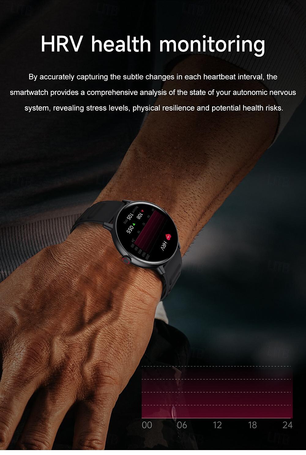 696 Y88 Εξυπνο ρολόι 1.43 inch Έξυπνο ρολόι Bluetooth ΗΚΓ + PPG Βηματόμετρο Υπενθύμιση Κλήσης Συμβατό με Android iOS Γυναικεία Άντρες Κλήσεις Hands-Free Υπενθύμιση Μηνύματος IP 67 Θήκη ρολογιού 46mm 2025 - $41.99 –P9