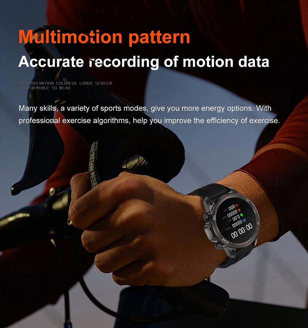 696 DK68 Smart Watch Fitness Tracker ECG PPG Bluetooth Call Reminder Android iOS IP67 47mm 1.53 2025 - $58.99 –P11