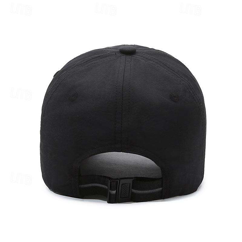 Men's Baseball Cap Sun Hat Trucker Hat Black Navy Blue Polyester Fashion Casual Street Daily Letter Adjustable Sunscreen Breathable Quick Dry 2025 - $7.49 –P4