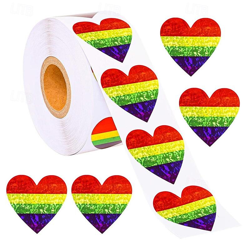 adesivo del mese dell'orgoglio di San Valentino da 1 pollice-2,5 cm 1,5 pollici-3,8 cm del 2025 a $11.99 -P8