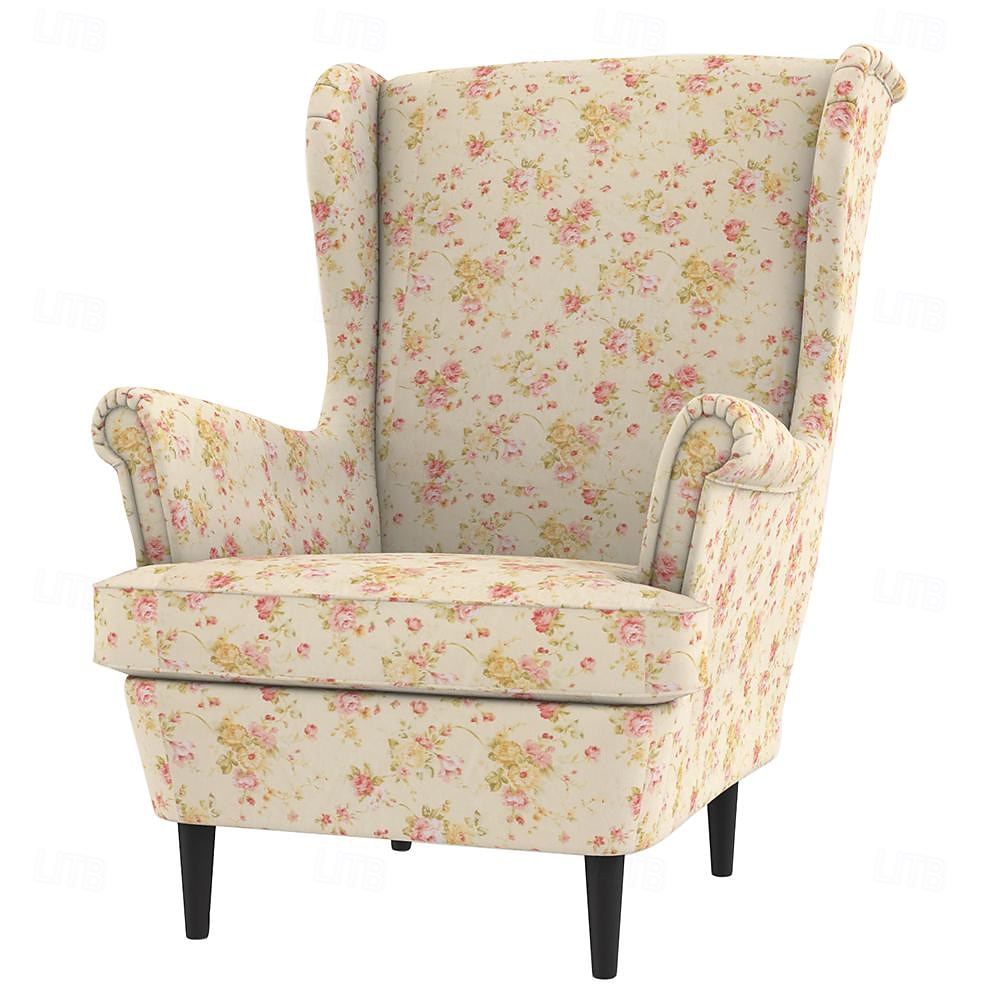 Wingback Chair Cover 100% Cotton with Armrest Cover Floral Quilted Slipcovers Single Seat STANDcover LITB PRIME cover 2026 - $163.99 –P4