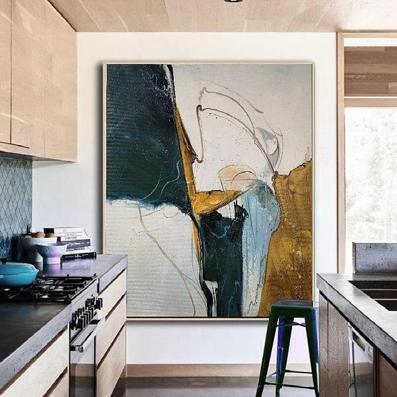 handgemachtes abstraktes minimalistisches Texturfolie-Gold-Ölgemälde auf Leinwand, große Wandkunst, individuelles Folien-Goldgemälde, Goldfoliengemälde, Goldgemälde, Wanddekoration für Wohnzimmer 2025 - $125.99 –P10