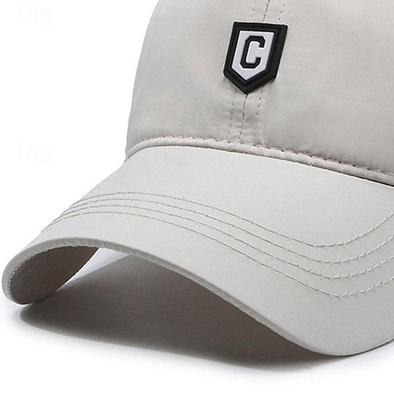 Herren Cap Basecap Sonnenhut Kappe Schwarz Weiß Polyester Modisch Brautkleider schlicht Strasse Täglich Feste Farbe Einstellbar Sonnenschutz Atmungsaktiv 2026 - $5.99 –P10