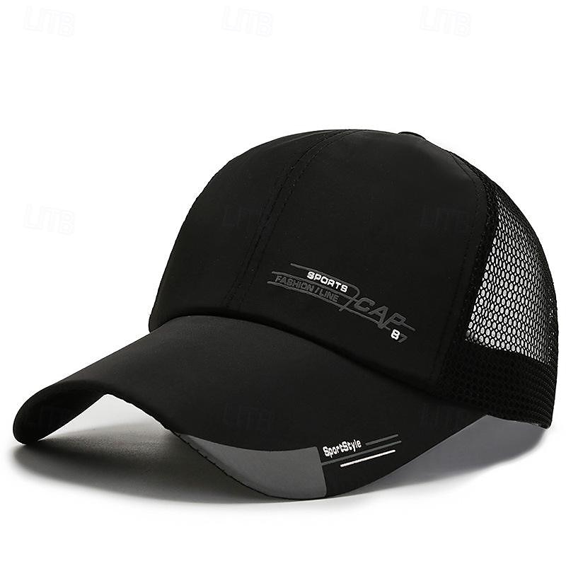 Hombre Gorra de Béisbol Sombrero para el sol Sombrero del camionero Gorra de malla Negro Blanco Poliéster Parte posterior de malla Moda Casual Calle Diario Letra Ajustable Filtro Solar Transpirable 2026 - $13.49 –P5