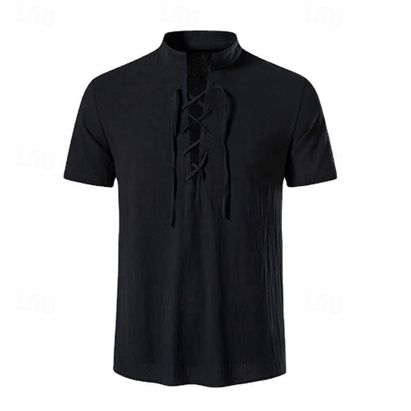 Medievale Rinascimento 17° secolo Blusa / Camicia Pirata Guerriero Vichinghi Costume Per uomo Halloween Carnevale Mascherata Performance Abbigliamento Quotidiano LARP Adulti Camicia del 2025 a $17.99 –P9