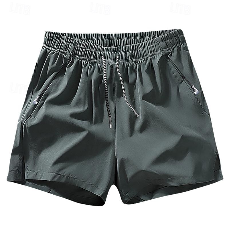 Ανδρικά Pantaloni Scurți de Alergat Σορτς γυμναστικής Φούτερ Κορδόνι Τσέπη Ελαστική ζώνη μέσης Κοντά Παντελονάκια Εσωτερικό ΕΞΩΤΕΡΙΚΟΥ ΧΩΡΟΥ Αθλήματα & Ύπαιθρος Καλοκαίρι Γρήγορο Στέγνωμα Ελαφρύ Moale 2026 - $16.49 –P4