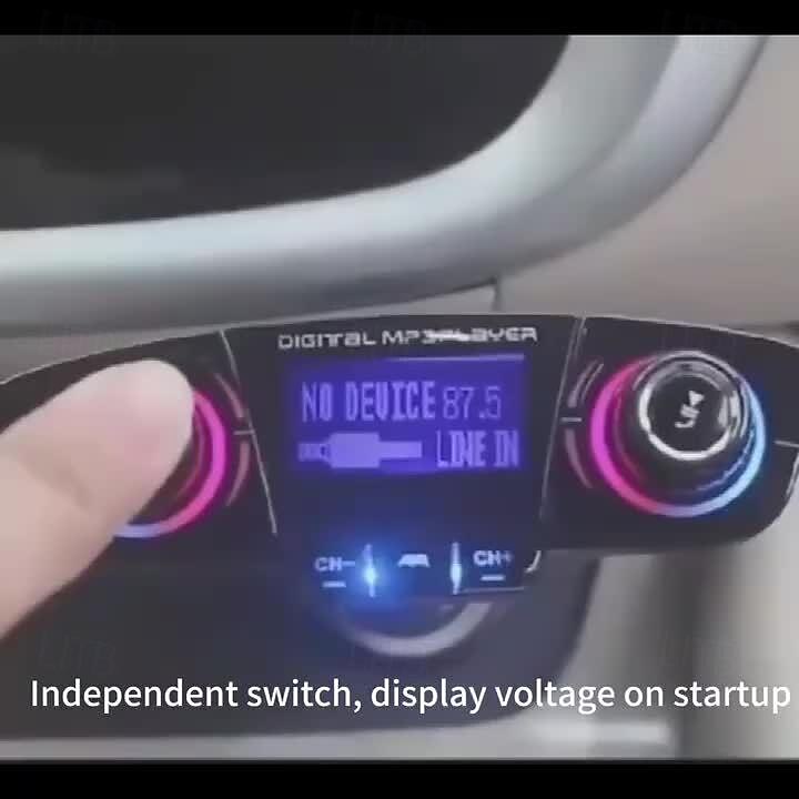 2025年 1 個の車用 MP3 プレーヤー、カードスロット付き、AUX ワイヤレス レシーバー、多機能車用 USB 音楽プレーヤー、ハンズフリー通話、電話充電器、車用ワイヤレス FM トランスミッター、車用アクセサリー、電話アクセサリー、ギフト  コレクション – $28.99 –P11